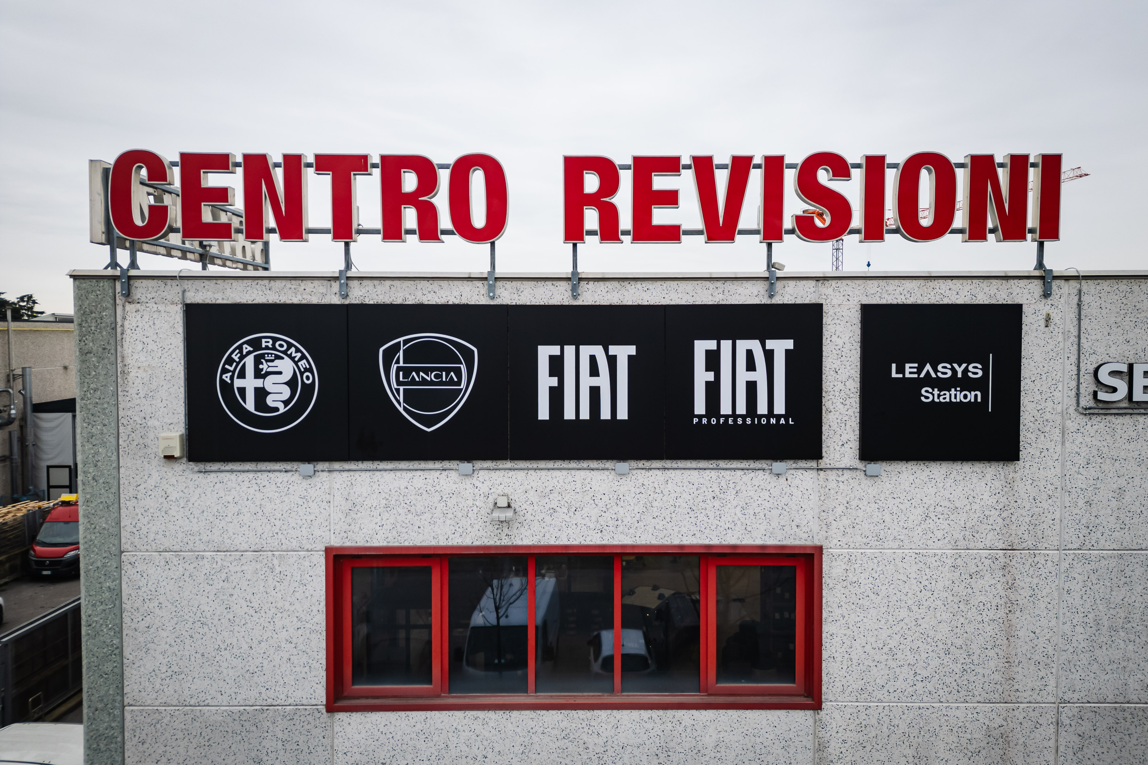 Vista aerea officina Brianza SRL